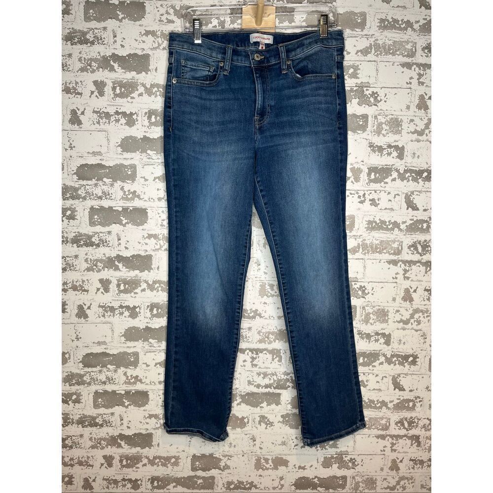 Lucky brand | women denim sweet mid-rise straight jeans - Picture 8 of 9